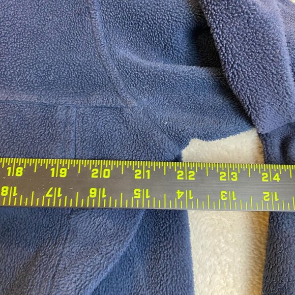 Columbia Men's Fleece Jacket Size Large Navy Blue Full-Zip Outdoor Warm Layering - Picture 4 of 9